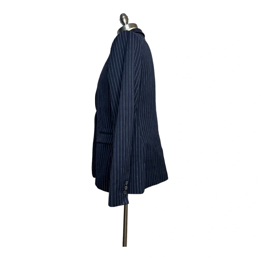 Banana Republic Pinstripe Blazer Jacket - Womens Size 8 - Picture 9 of 12